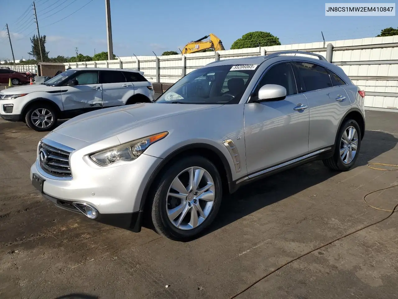 2014 Infiniti Qx70 VIN: JN8CS1MW2EM410847 Lot: 55206065