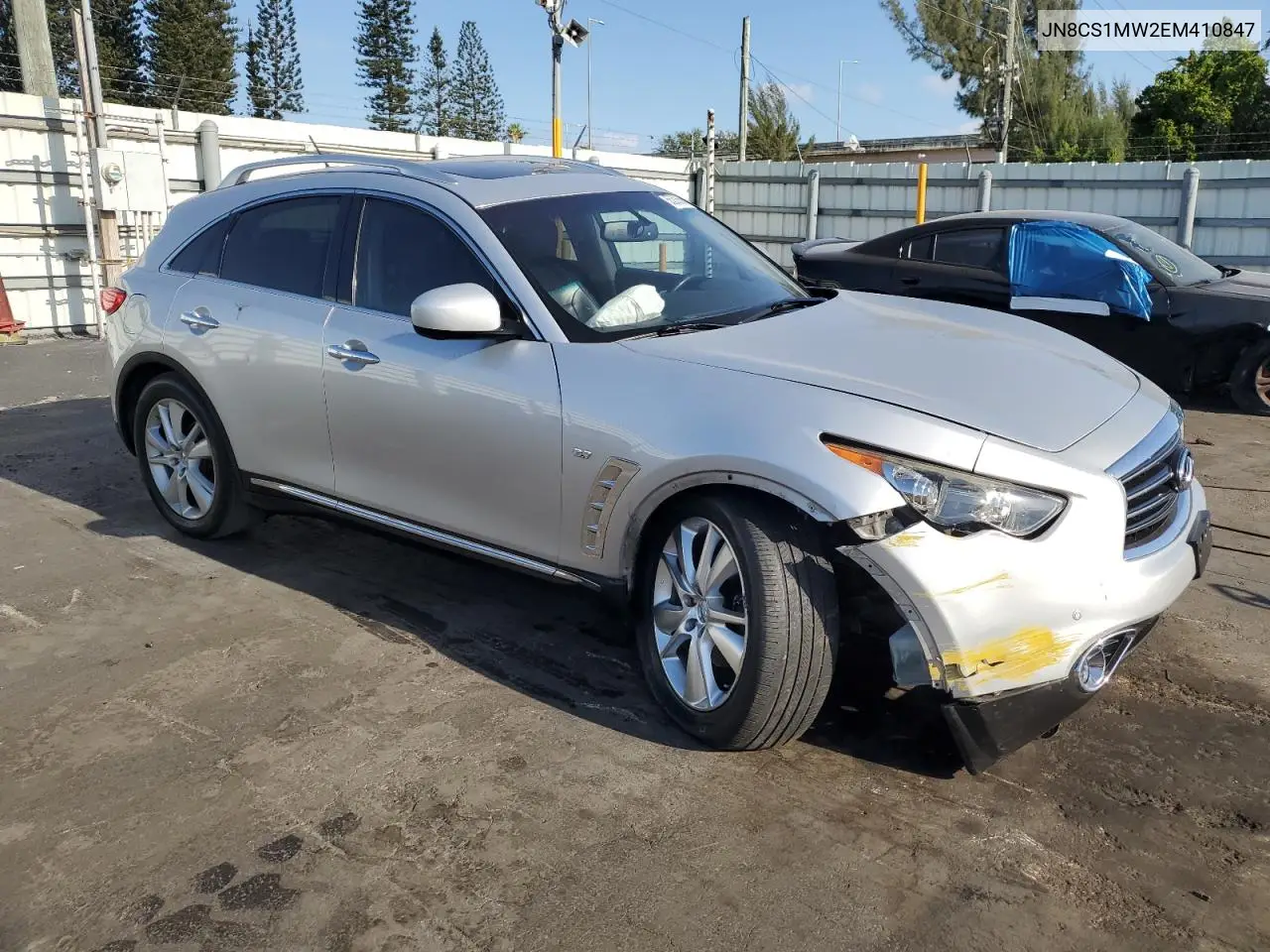 2014 Infiniti Qx70 VIN: JN8CS1MW2EM410847 Lot: 55206065