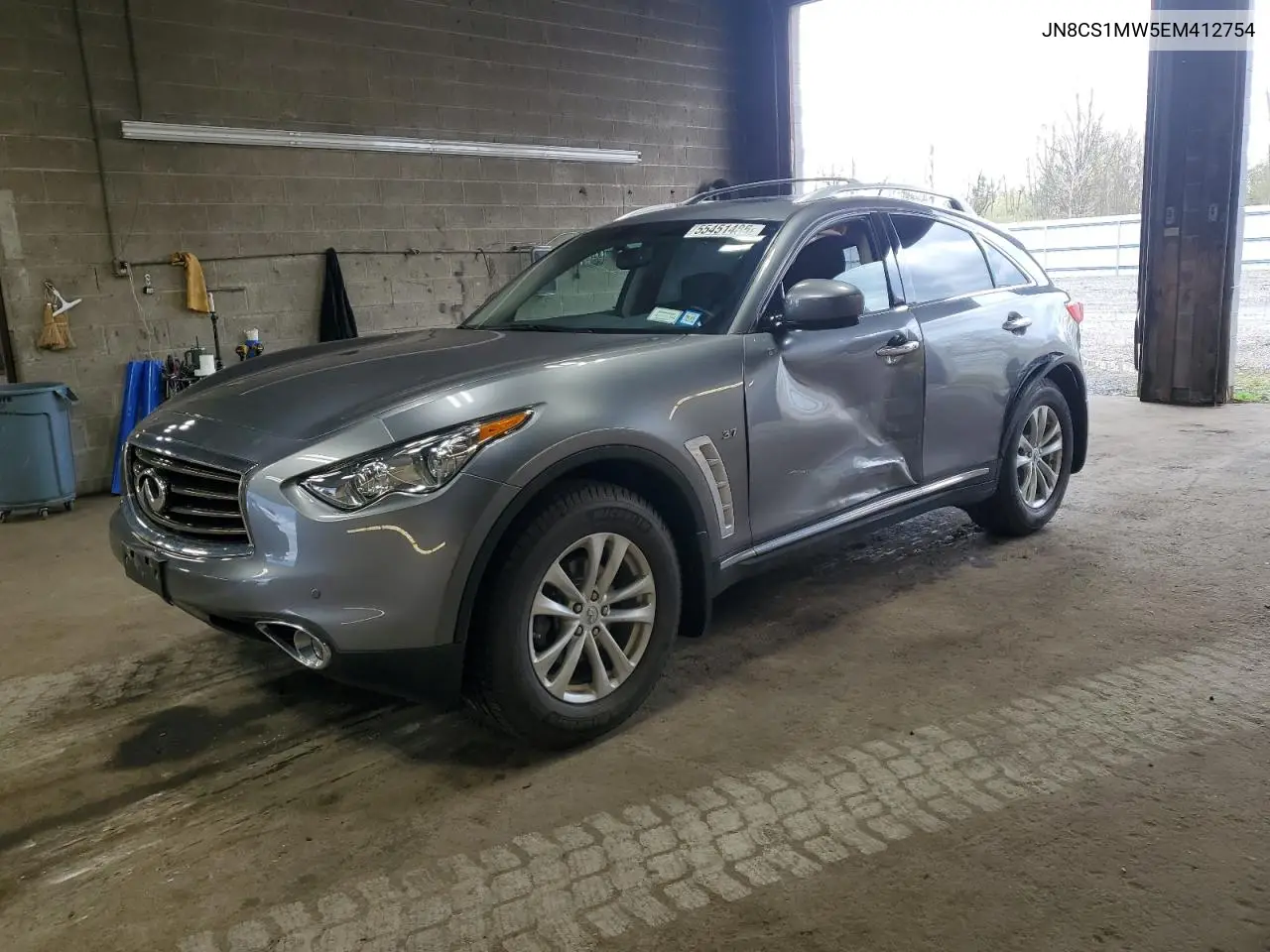 2014 Infiniti Qx70 VIN: JN8CS1MW5EM412754 Lot: 55451485