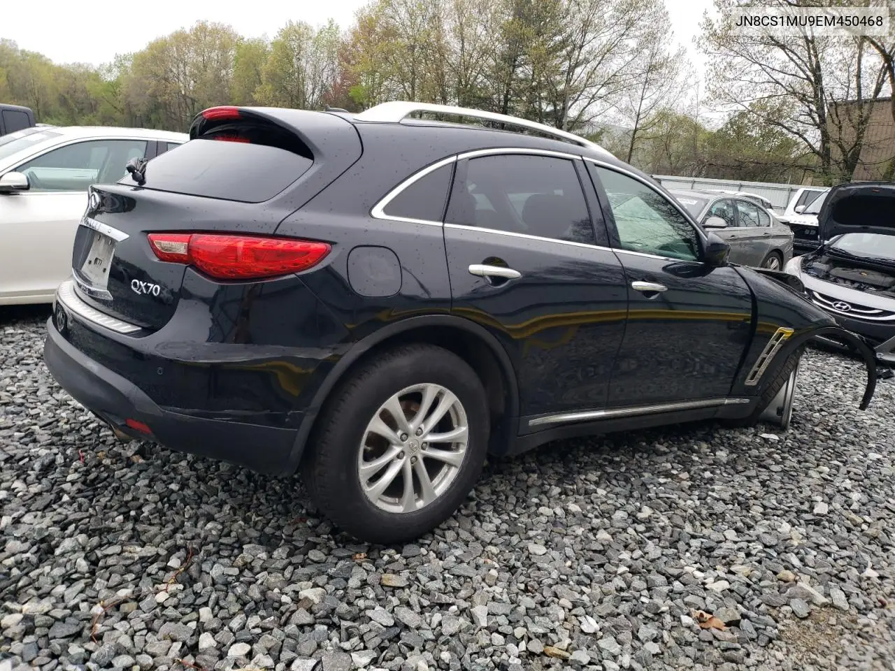 2014 Infiniti Qx70 VIN: JN8CS1MU9EM450468 Lot: 55485575