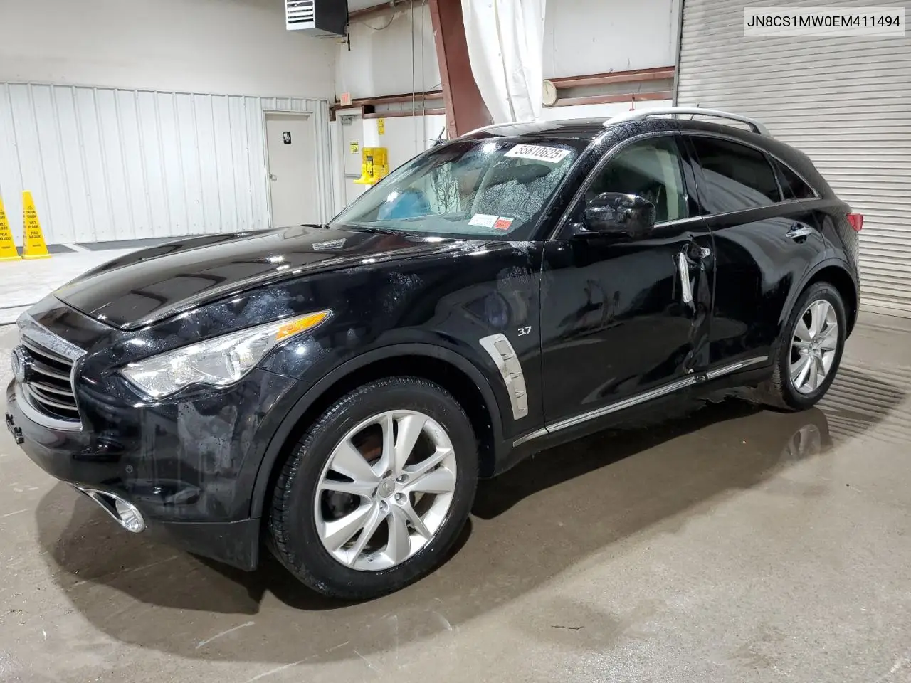 2014 Infiniti Qx70 VIN: JN8CS1MW0EM411494 Lot: 55810625
