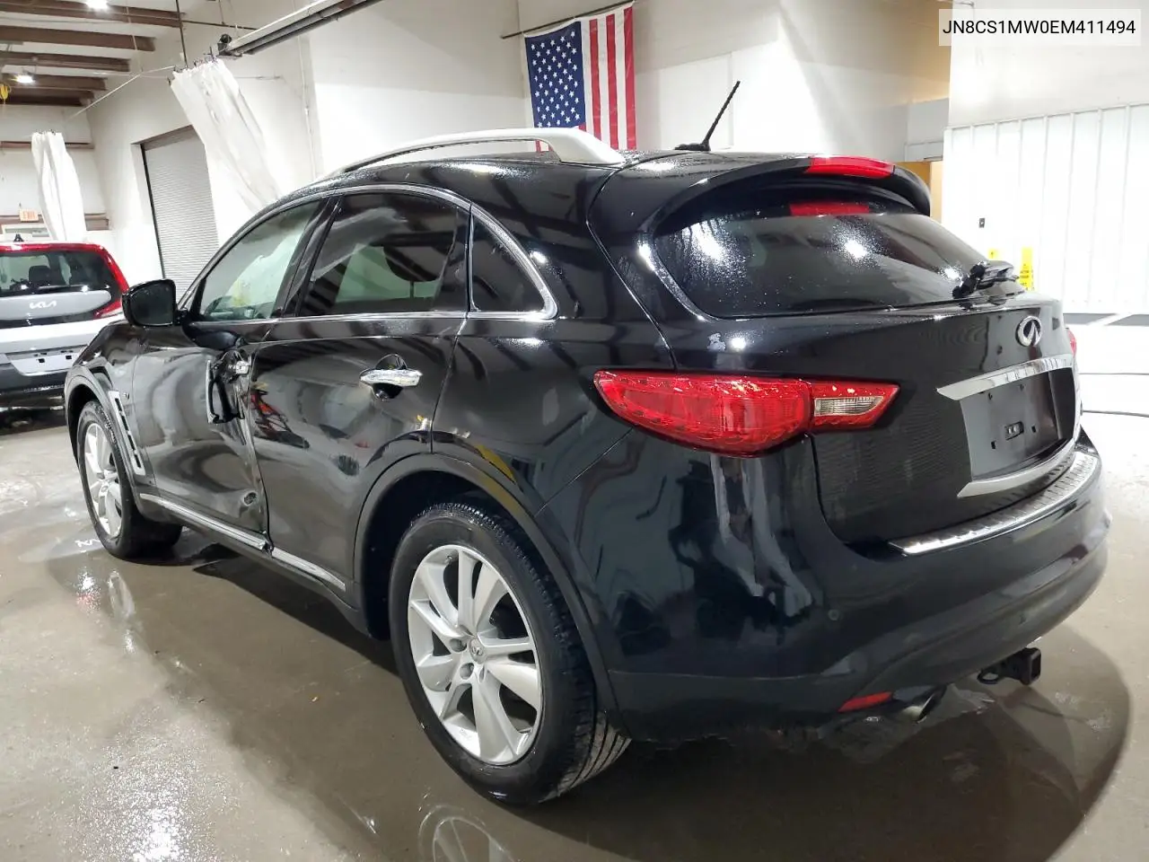 2014 Infiniti Qx70 VIN: JN8CS1MW0EM411494 Lot: 55810625