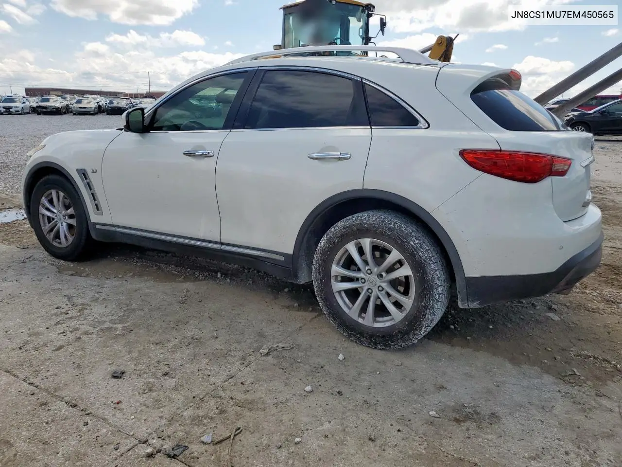 2014 Infiniti Qx70 VIN: JN8CS1MU7EM450565 Lot: 55931325