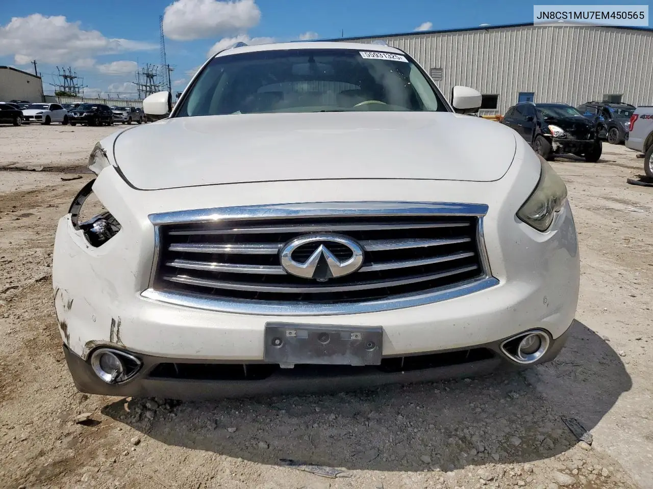 2014 Infiniti Qx70 VIN: JN8CS1MU7EM450565 Lot: 55931325