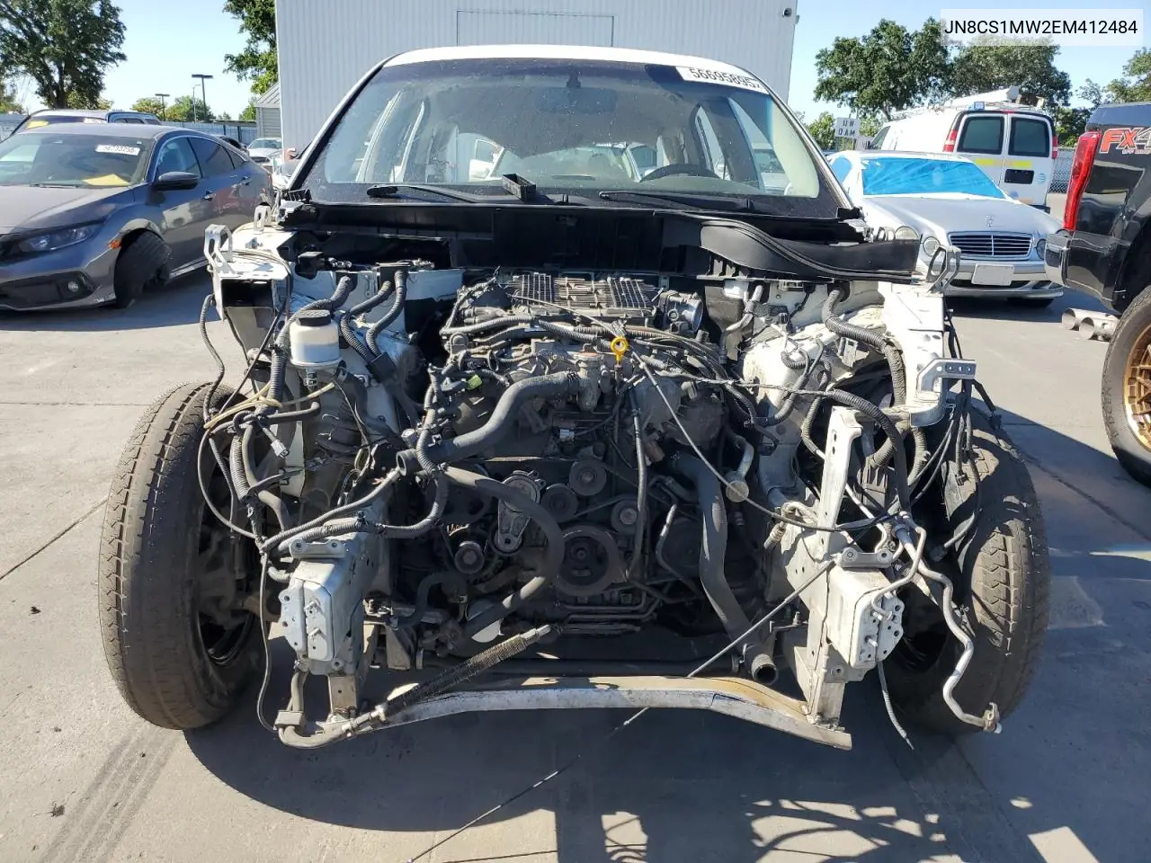 2014 Infiniti Qx70 VIN: JN8CS1MW2EM412484 Lot: 56695895