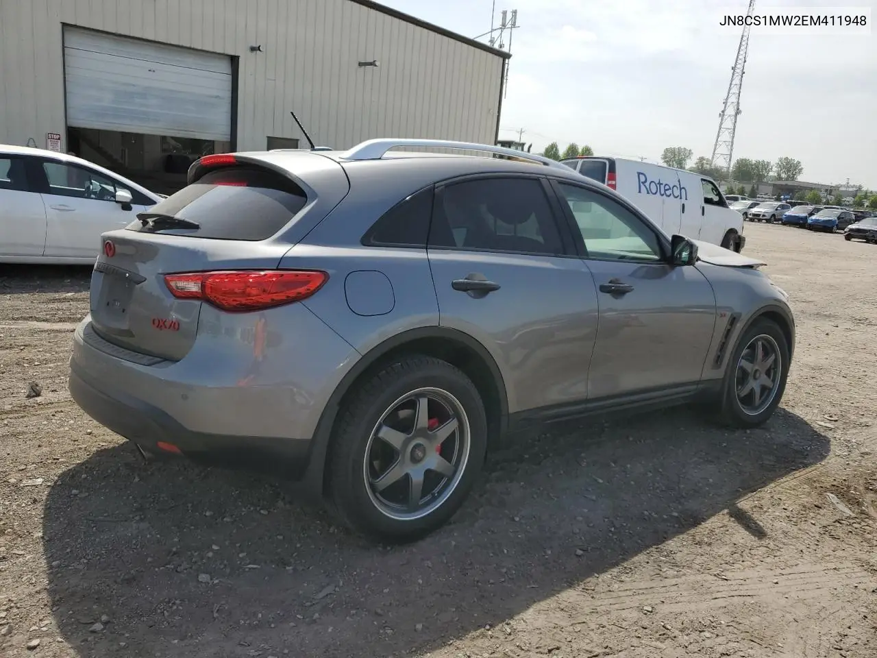 2014 Infiniti Qx70 VIN: JN8CS1MW2EM411948 Lot: 57254425