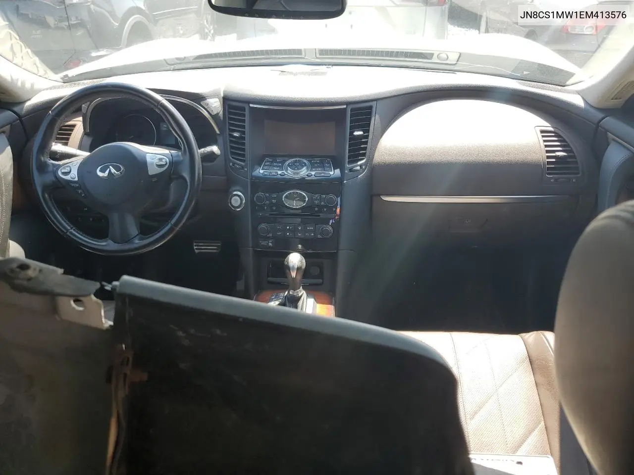 2014 Infiniti Qx70 VIN: JN8CS1MW1EM413576 Lot: 59677335