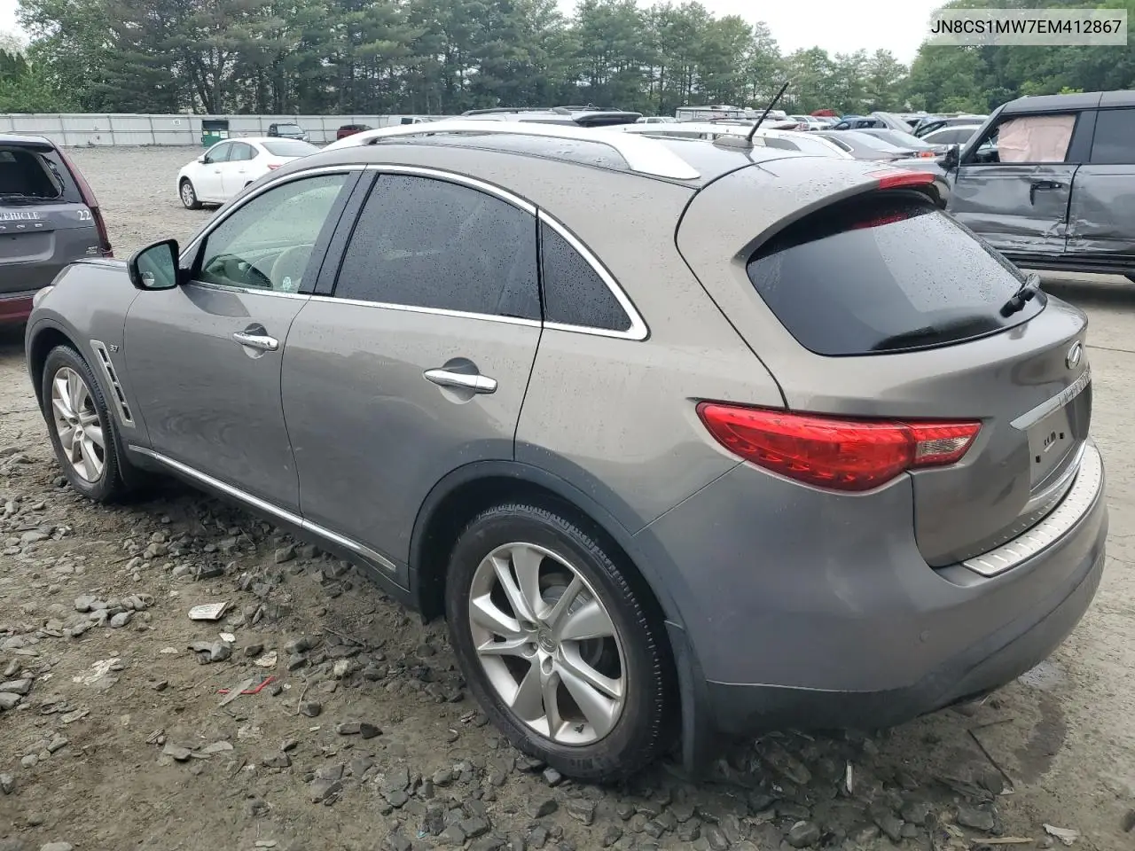 2014 Infiniti Qx70 VIN: JN8CS1MW7EM412867 Lot: 60054195