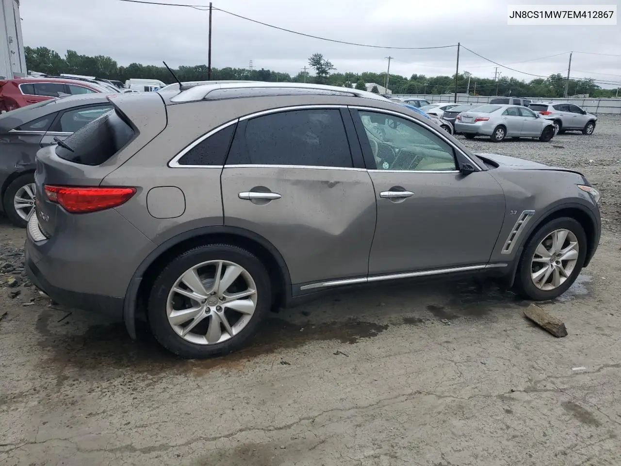 2014 Infiniti Qx70 VIN: JN8CS1MW7EM412867 Lot: 60054195