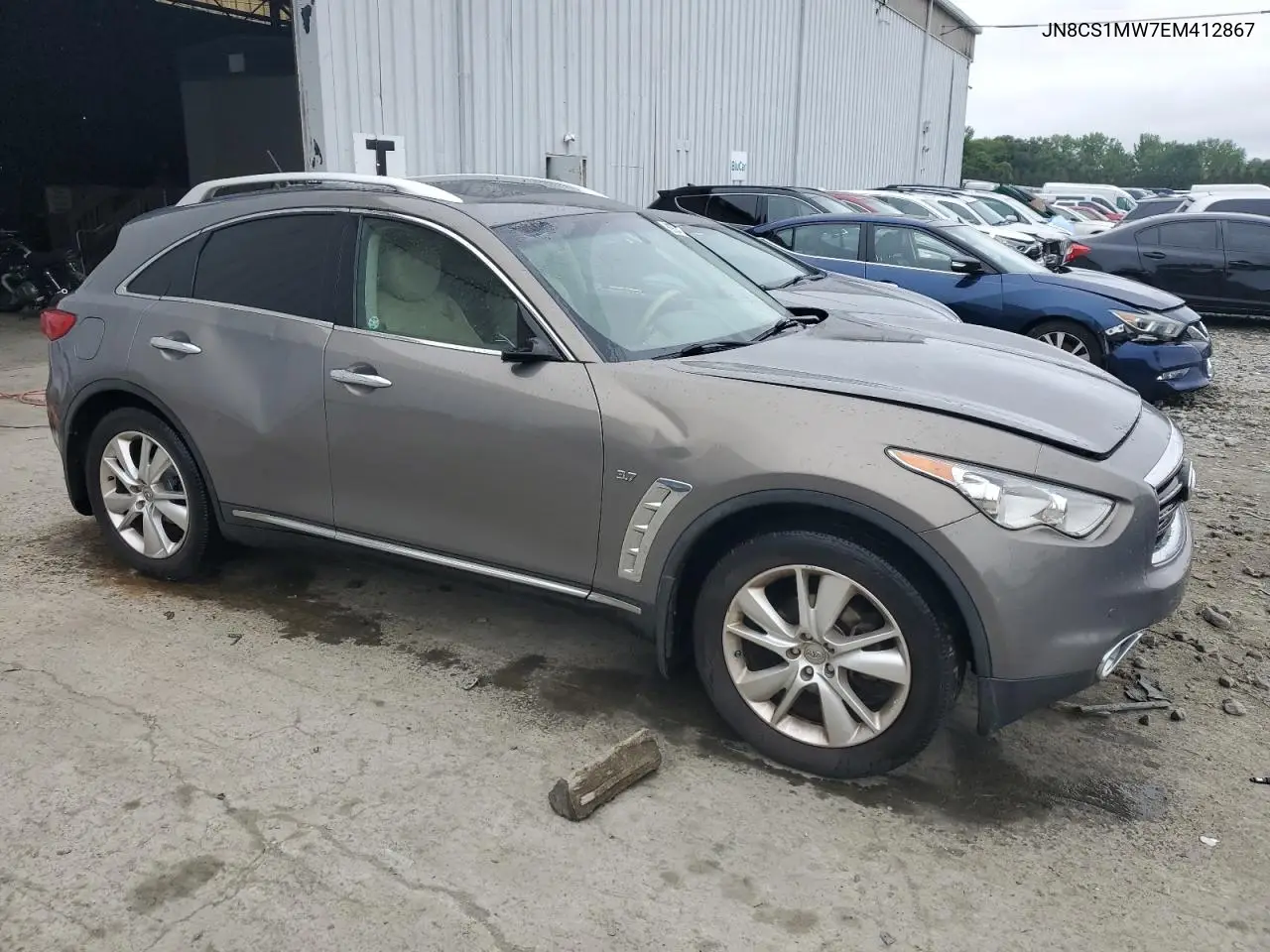2014 Infiniti Qx70 VIN: JN8CS1MW7EM412867 Lot: 60054195
