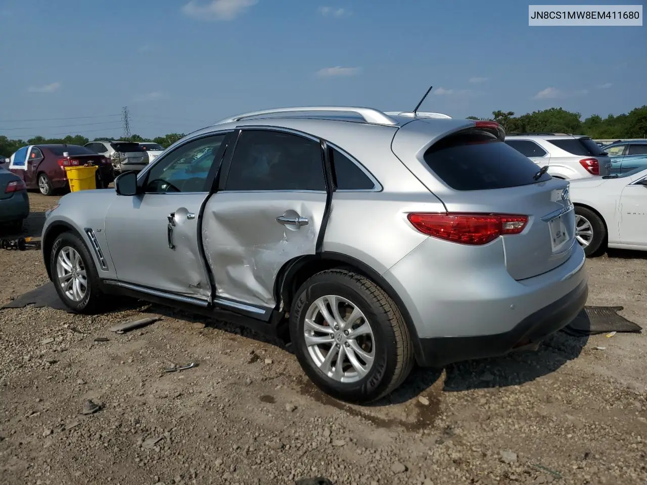 2014 Infiniti Qx70 VIN: JN8CS1MW8EM411680 Lot: 60350065