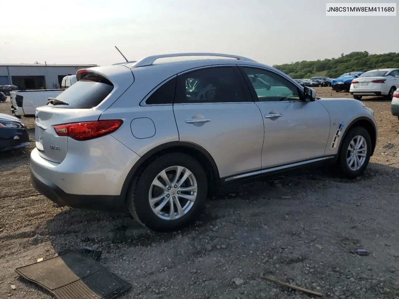 2014 Infiniti Qx70 VIN: JN8CS1MW8EM411680 Lot: 60350065