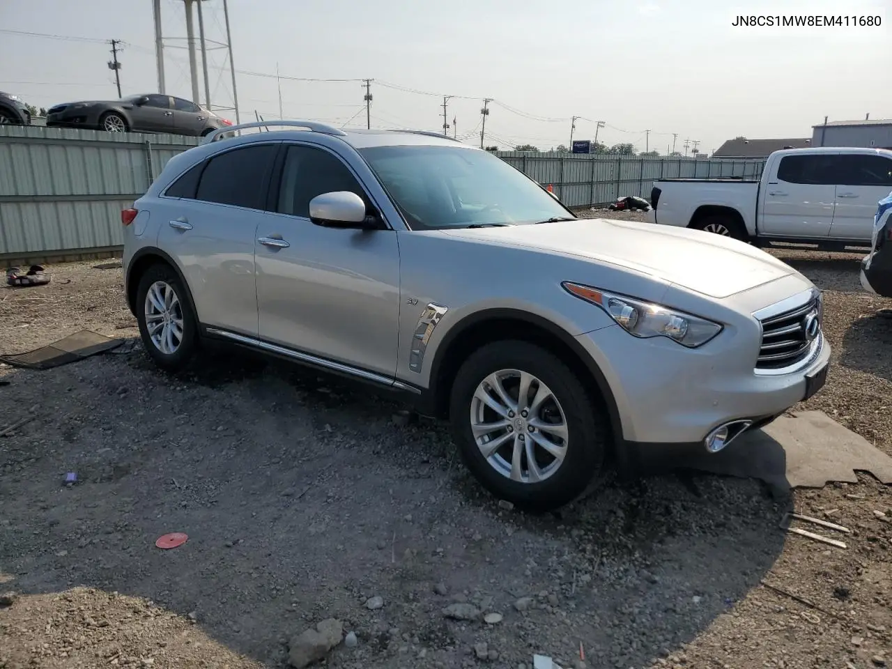2014 Infiniti Qx70 VIN: JN8CS1MW8EM411680 Lot: 60350065
