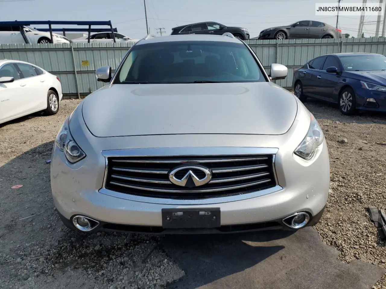 2014 Infiniti Qx70 VIN: JN8CS1MW8EM411680 Lot: 60350065