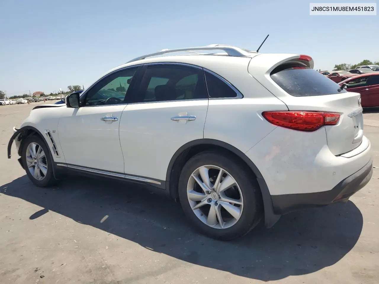 2014 Infiniti Qx70 VIN: JN8CS1MU8EM451823 Lot: 61134355