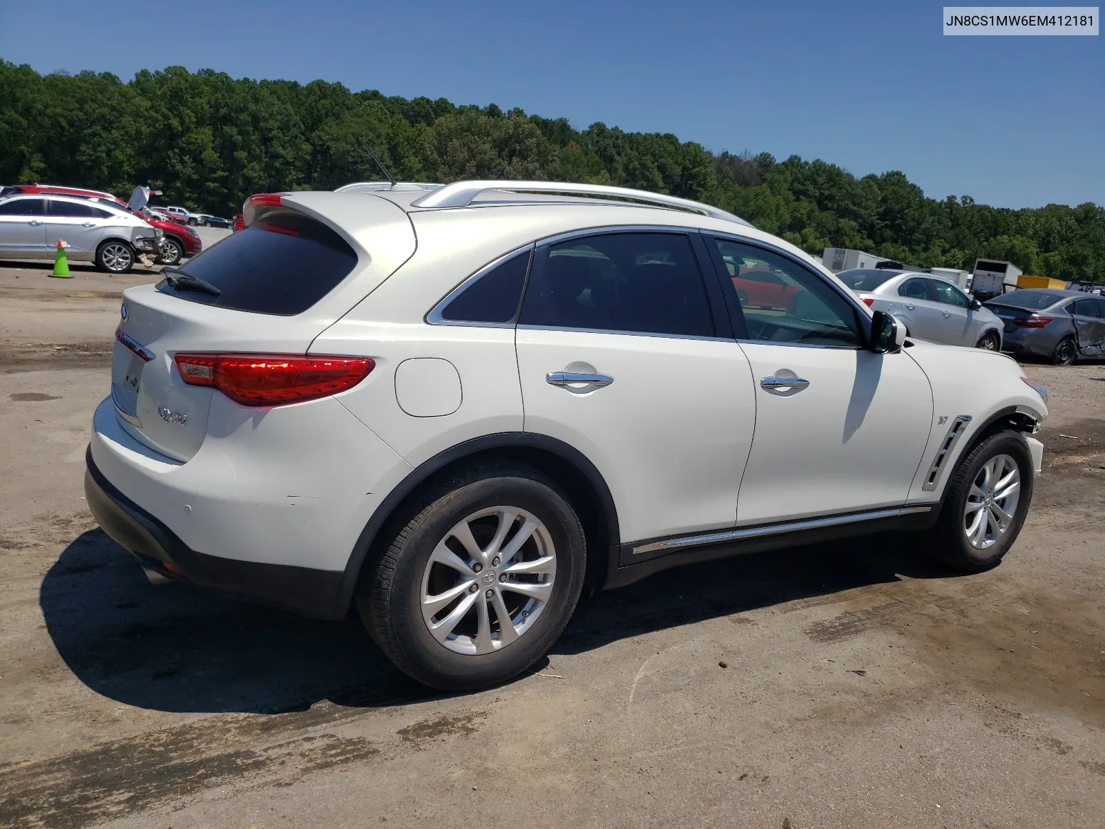 2014 Infiniti Qx70 VIN: JN8CS1MW6EM412181 Lot: 66915904
