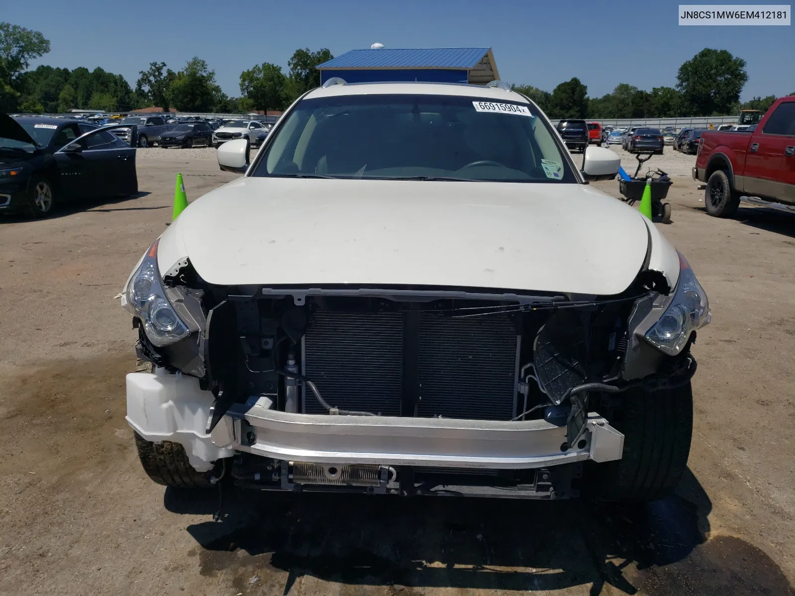 2014 Infiniti Qx70 VIN: JN8CS1MW6EM412181 Lot: 66915904