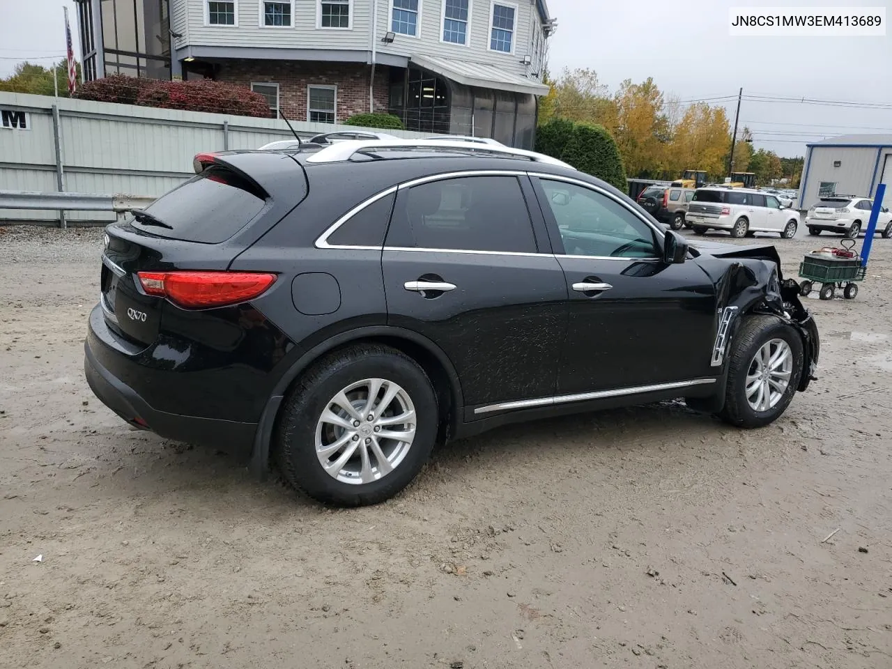 2014 Infiniti Qx70 VIN: JN8CS1MW3EM413689 Lot: 76111844
