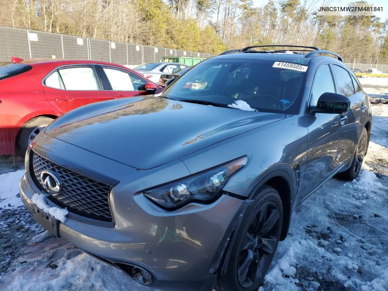 2015 Infiniti Qx70 VIN: JN8CS1MW2FM481841 Lot: 41459505