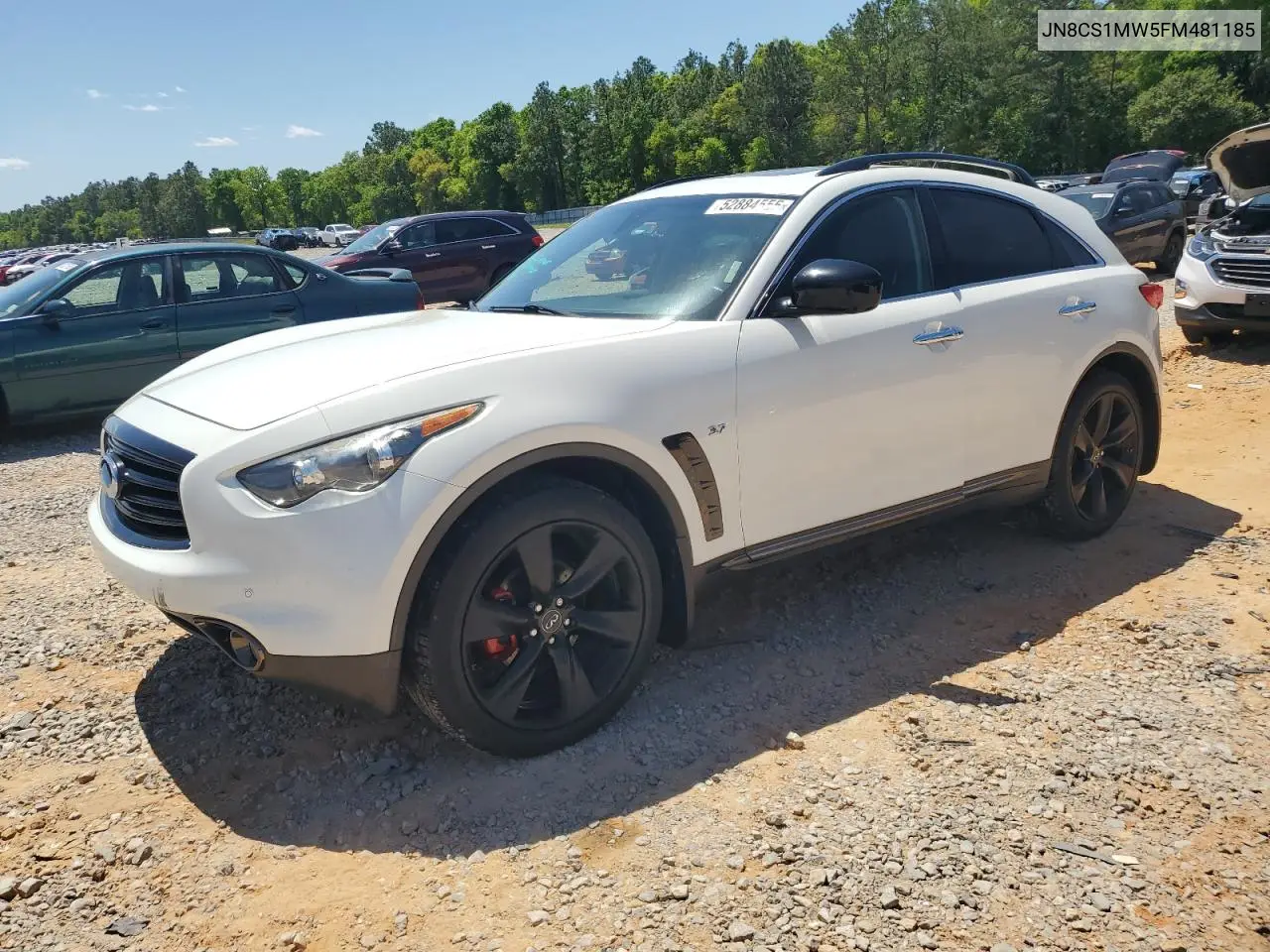 2015 Infiniti Qx70 VIN: JN8CS1MW5FM481185 Lot: 52884555