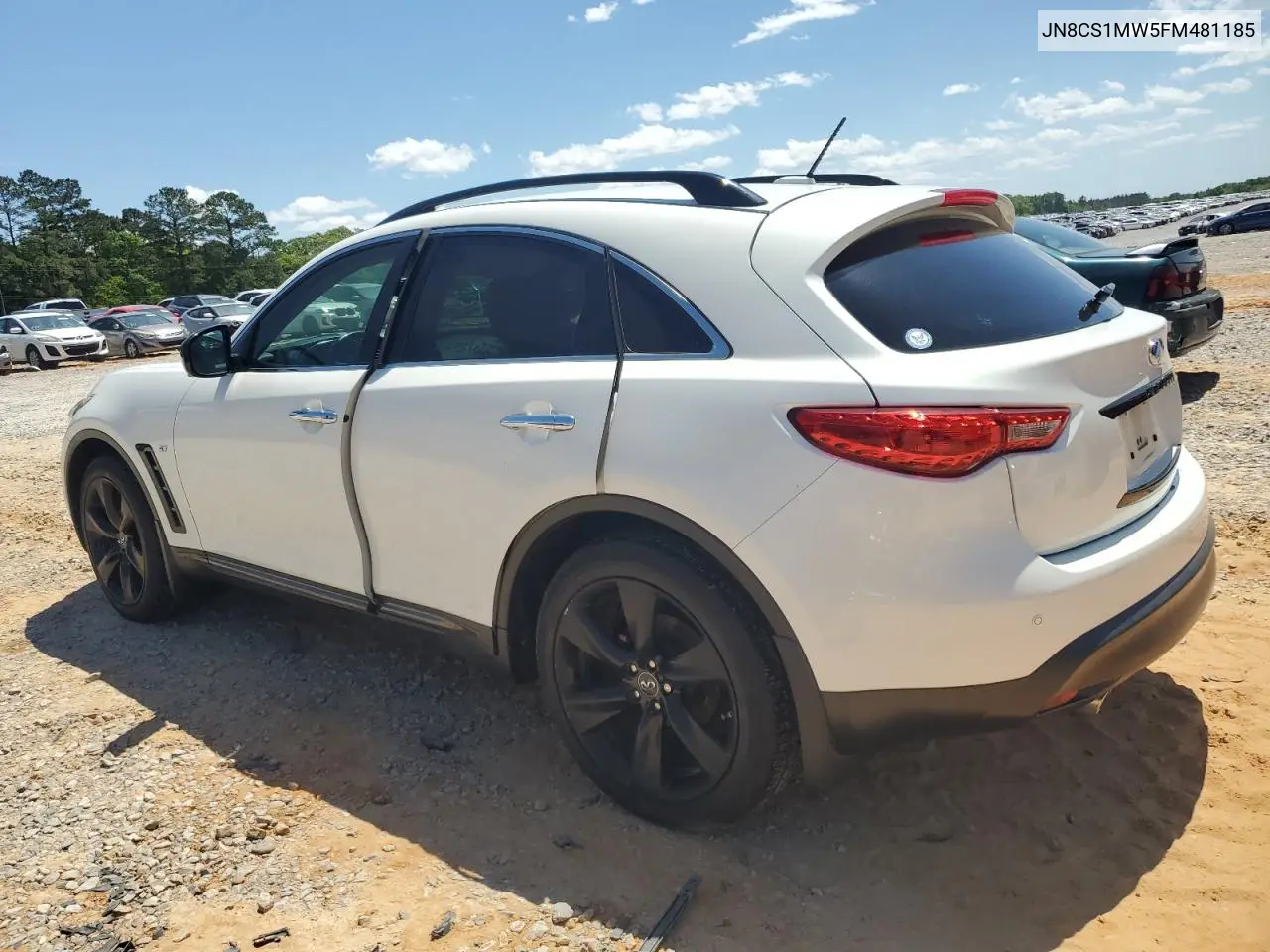2015 Infiniti Qx70 VIN: JN8CS1MW5FM481185 Lot: 52884555
