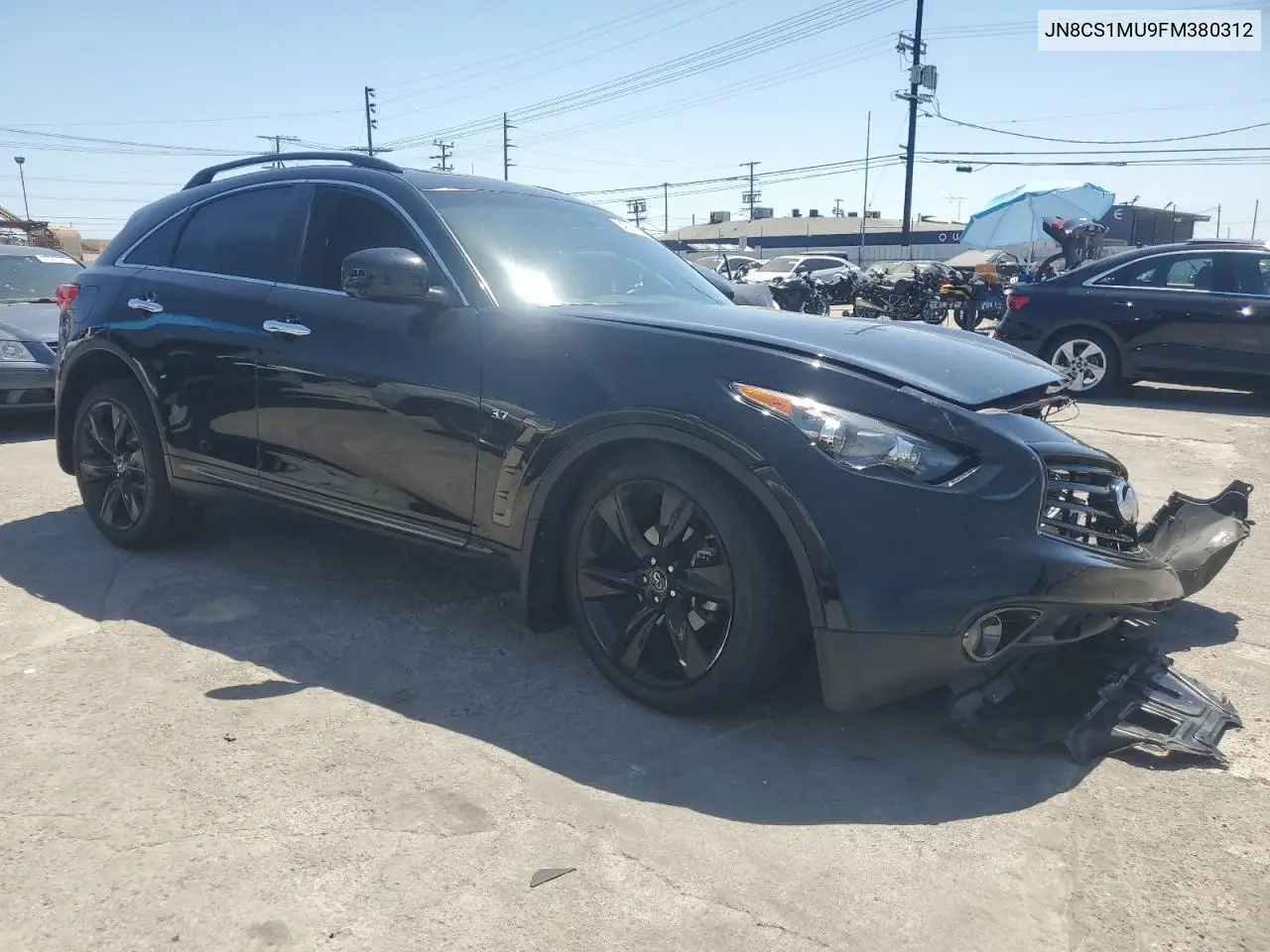 2015 Infiniti Qx70 VIN: JN8CS1MU9FM380312 Lot: 54104005