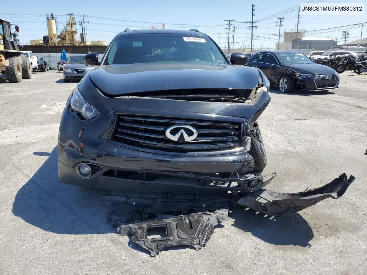 2015 Infiniti Qx70 VIN: JN8CS1MU9FM380312 Lot: 54104005