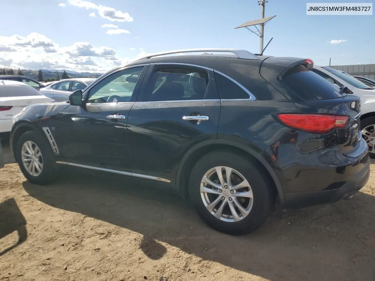 2015 Infiniti Qx70 VIN: JN8CS1MW3FM483727 Lot: 55783285