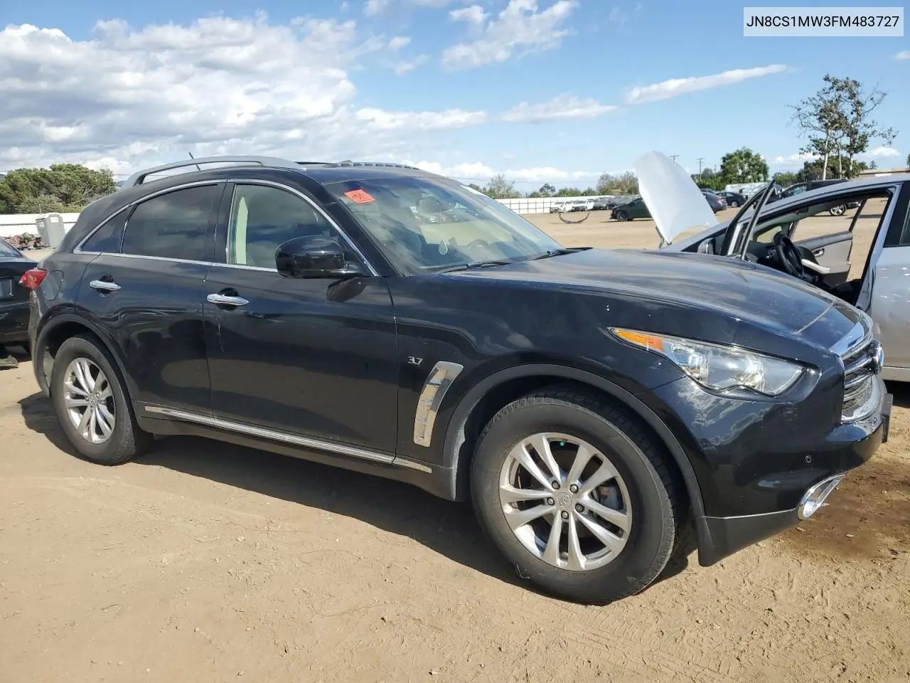2015 Infiniti Qx70 VIN: JN8CS1MW3FM483727 Lot: 55783285
