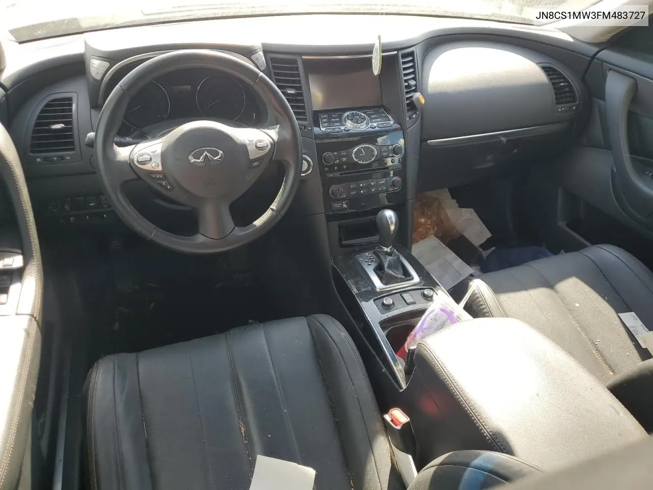2015 Infiniti Qx70 VIN: JN8CS1MW3FM483727 Lot: 55783285