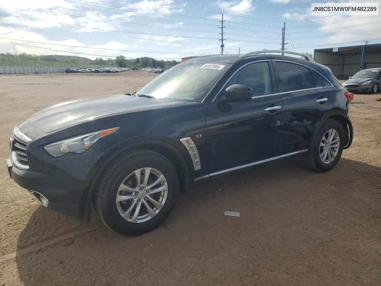 2015 Infiniti Qx70 VIN: JN8CS1MW0FM482289 Lot: 56597955