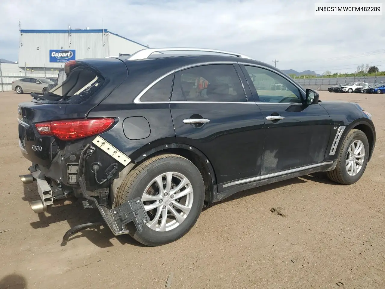 2015 Infiniti Qx70 VIN: JN8CS1MW0FM482289 Lot: 56597955