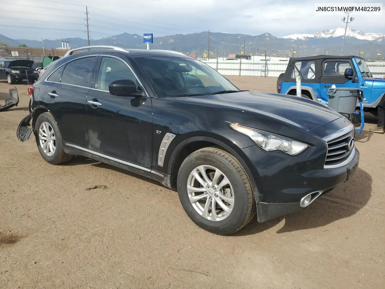 2015 Infiniti Qx70 VIN: JN8CS1MW0FM482289 Lot: 56597955