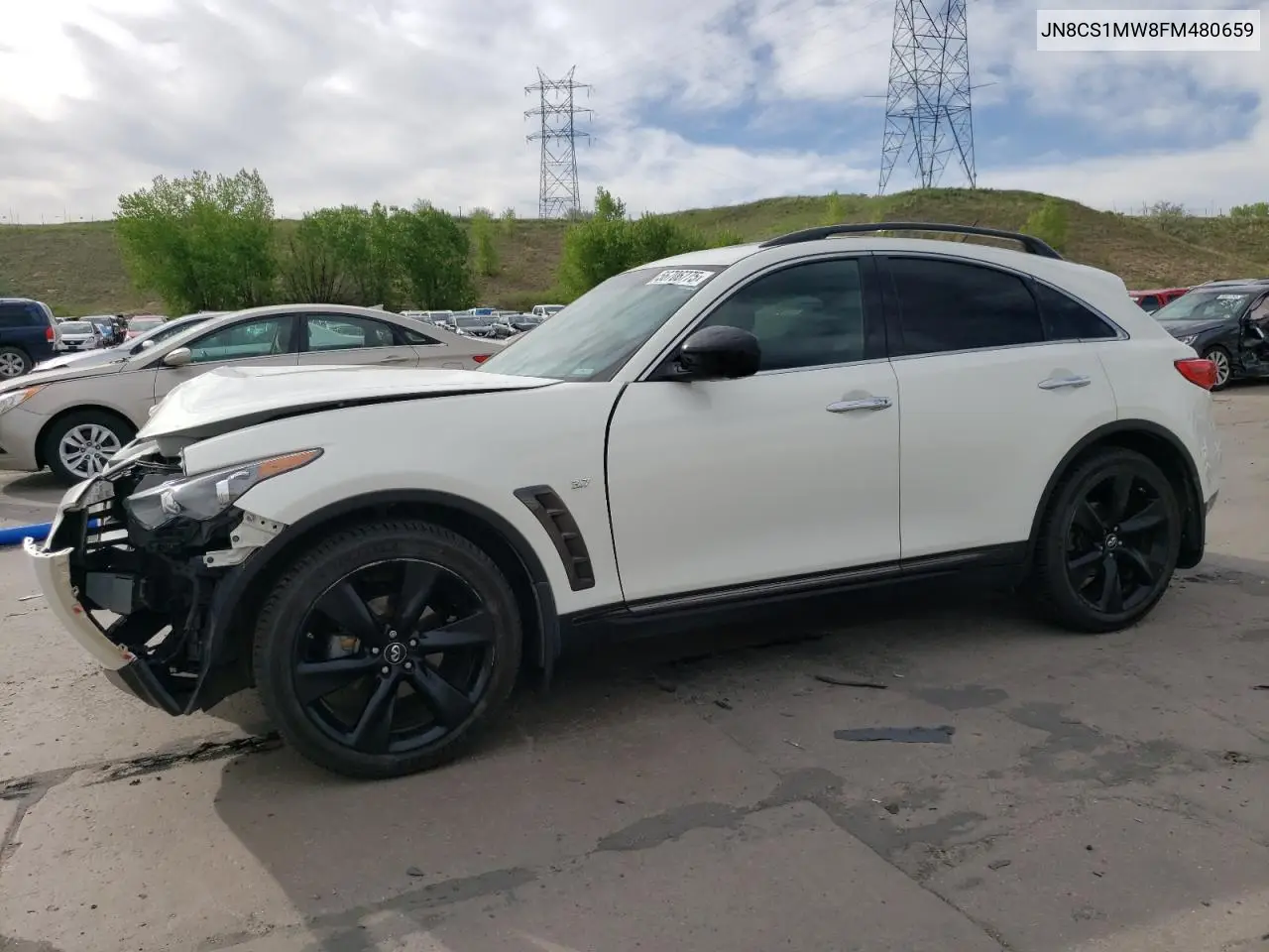 2015 Infiniti Qx70 VIN: JN8CS1MW8FM480659 Lot: 56706775