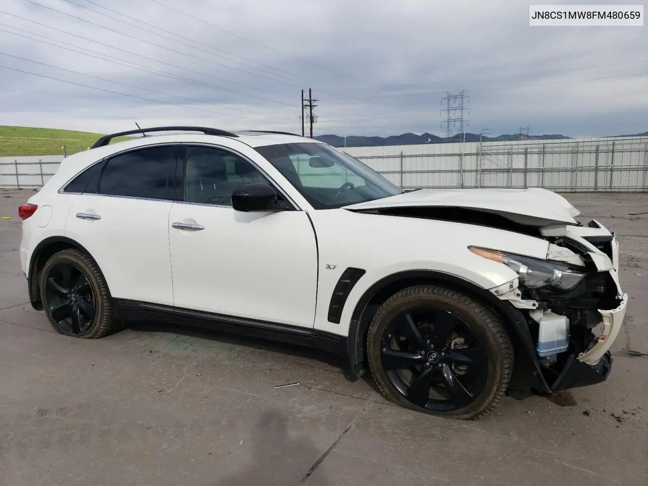 2015 Infiniti Qx70 VIN: JN8CS1MW8FM480659 Lot: 56706775