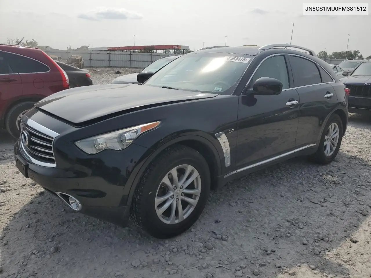 2015 Infiniti Qx70 VIN: JN8CS1MU0FM381512 Lot: 58560475