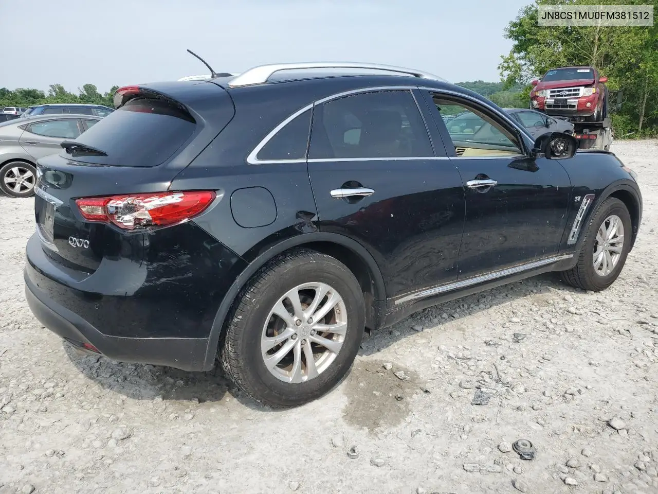 2015 Infiniti Qx70 VIN: JN8CS1MU0FM381512 Lot: 58560475