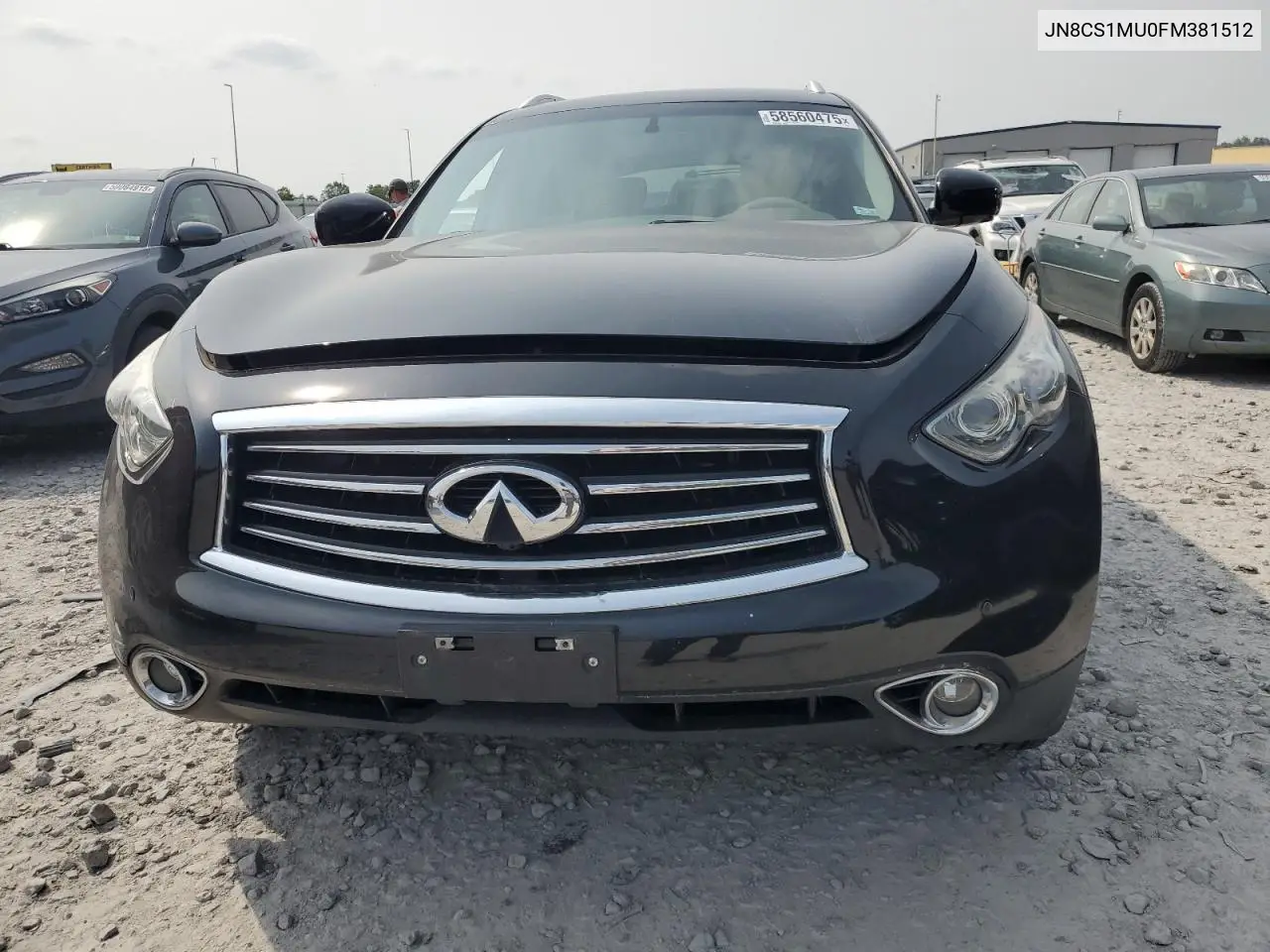 2015 Infiniti Qx70 VIN: JN8CS1MU0FM381512 Lot: 58560475