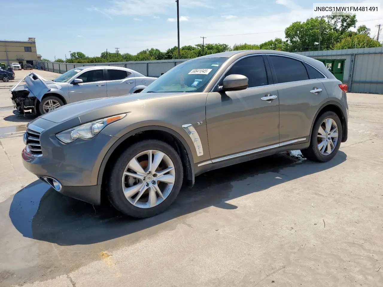 2015 Infiniti Qx70 VIN: JN8CS1MW1FM481491 Lot: 58841045