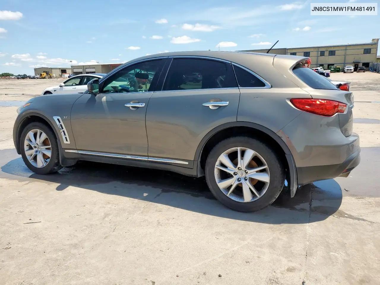 2015 Infiniti Qx70 VIN: JN8CS1MW1FM481491 Lot: 58841045