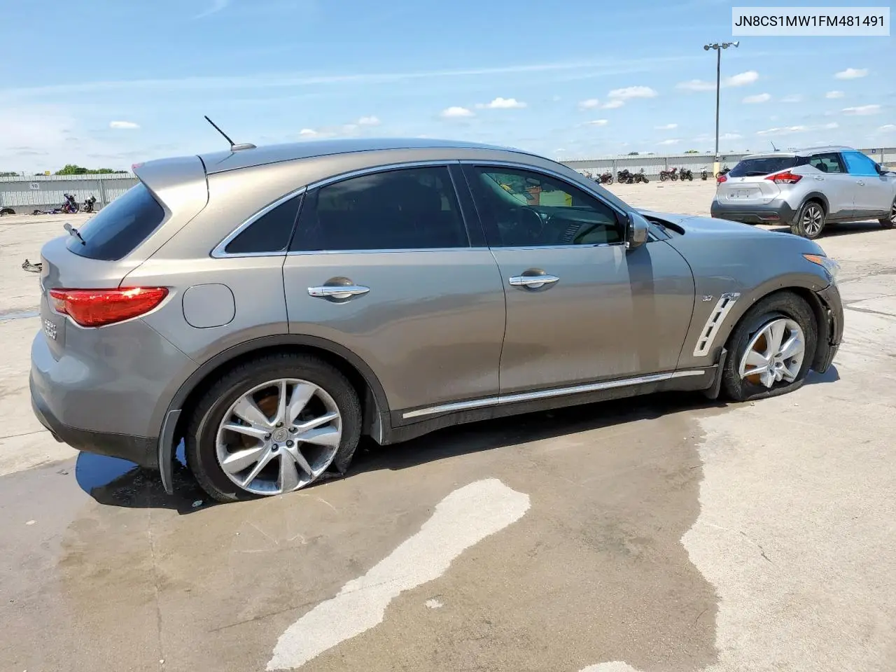 2015 Infiniti Qx70 VIN: JN8CS1MW1FM481491 Lot: 58841045