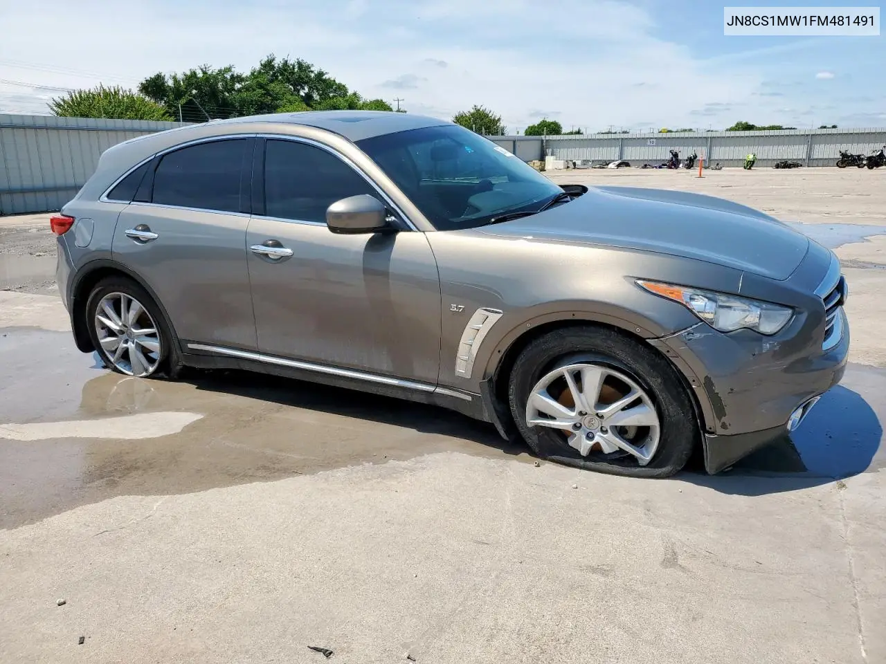 2015 Infiniti Qx70 VIN: JN8CS1MW1FM481491 Lot: 58841045