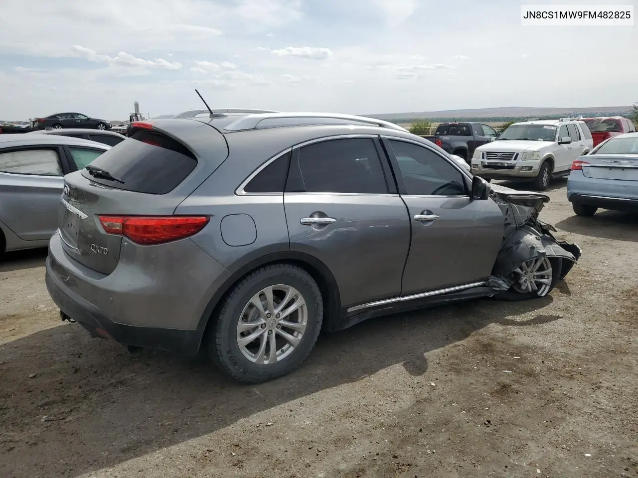 2015 Infiniti Qx70 VIN: JN8CS1MW9FM482825 Lot: 59022755