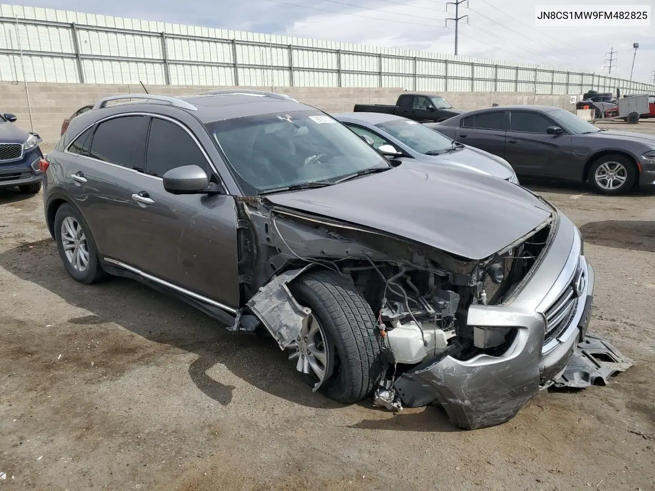 2015 Infiniti Qx70 VIN: JN8CS1MW9FM482825 Lot: 59022755
