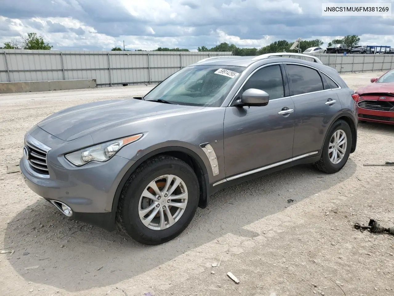 2015 Infiniti Qx70 VIN: JN8CS1MU6FM381269 Lot: 59914295