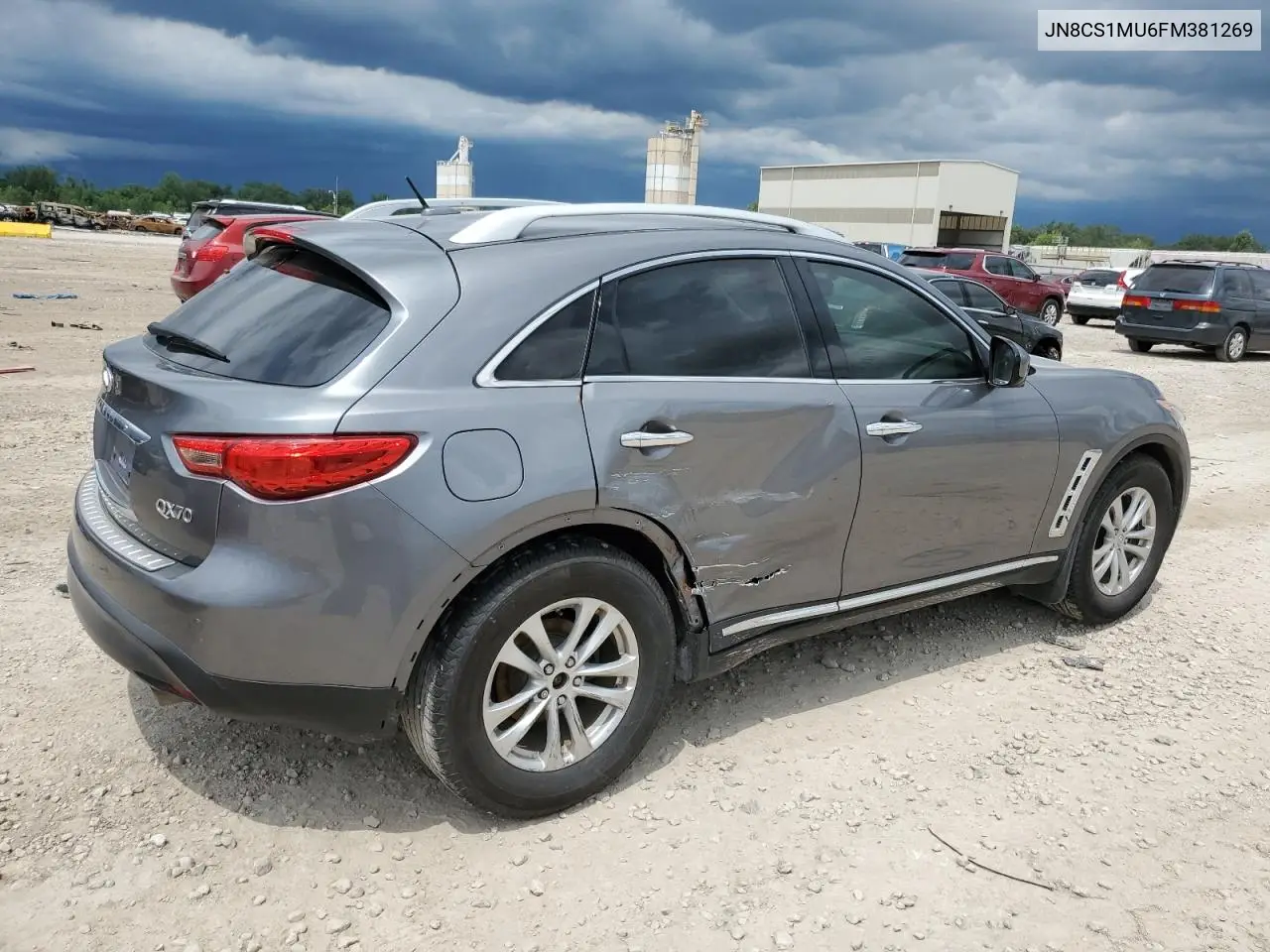 2015 Infiniti Qx70 VIN: JN8CS1MU6FM381269 Lot: 59914295