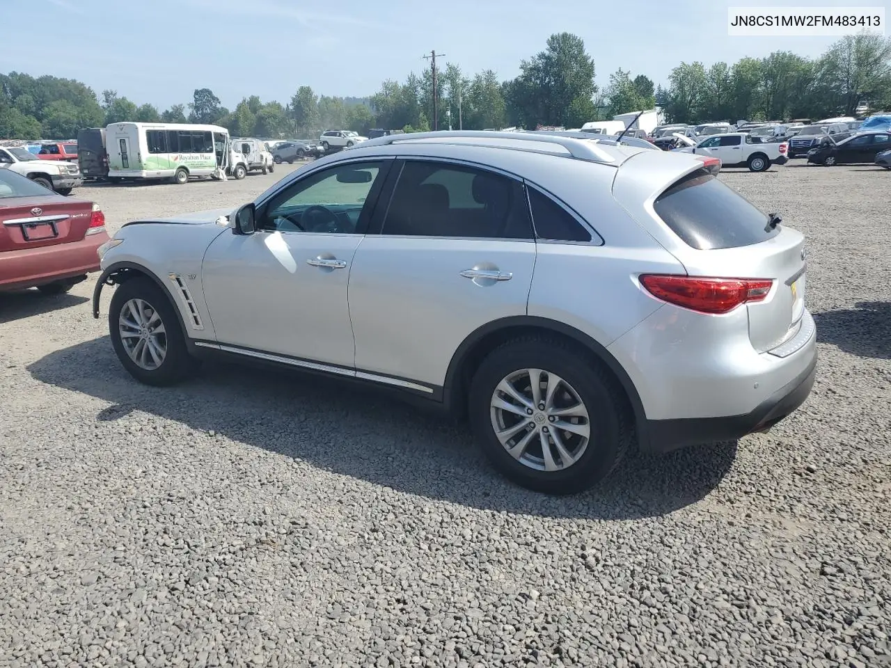 2015 Infiniti Qx70 VIN: JN8CS1MW2FM483413 Lot: 60477395
