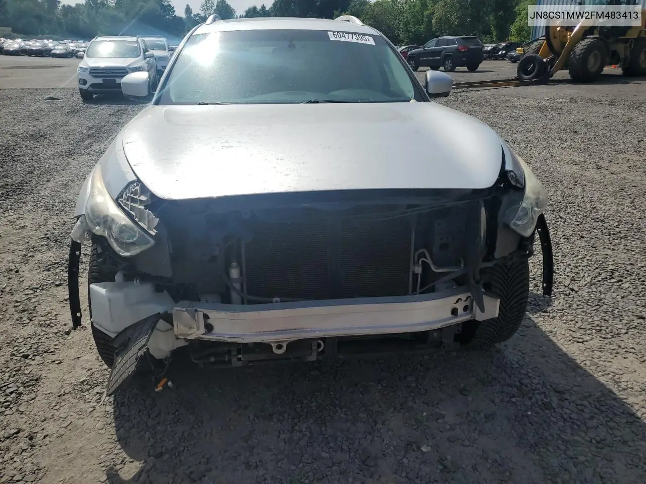 2015 Infiniti Qx70 VIN: JN8CS1MW2FM483413 Lot: 60477395