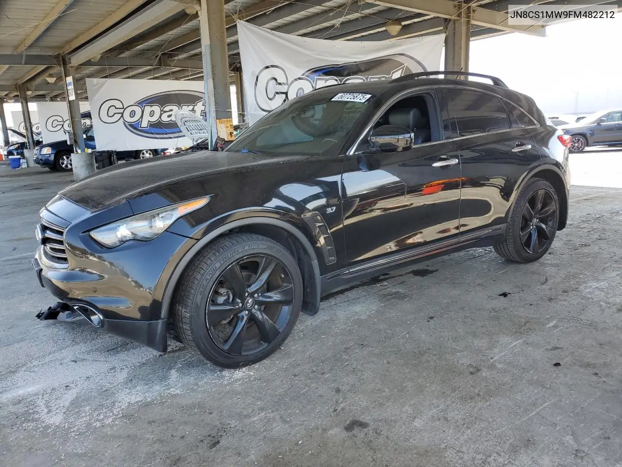 2015 Infiniti Qx70 VIN: JN8CS1MW9FM482212 Lot: 60725875