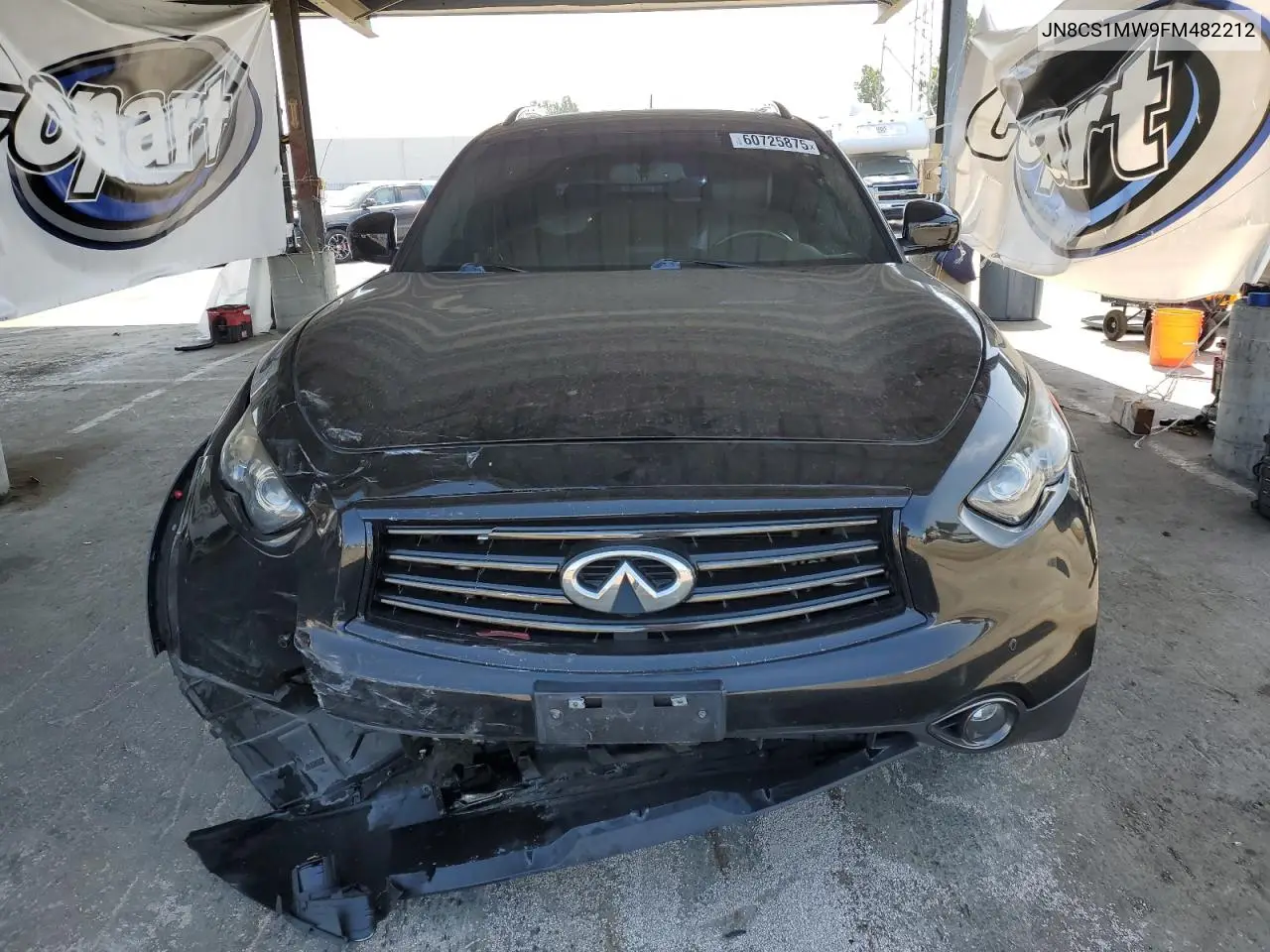2015 Infiniti Qx70 VIN: JN8CS1MW9FM482212 Lot: 60725875